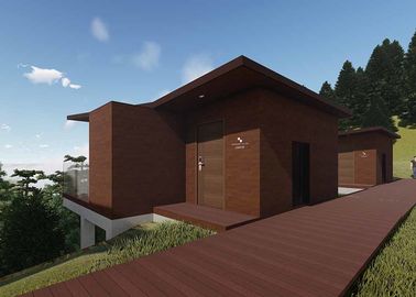 Casas modulares extensibles prefabricadas de lujo dignificadas del diseño de ingeniería de la casa