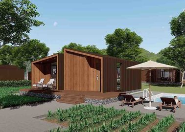 La casa prefabricada de llavero exterior de madera se dirige casas prefabricadas madera del patio trasero del jardín