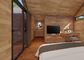 La casa prefabricada moderna interior de madera contiene 24 casas modulares del dormitorio del metro cuadrado uno